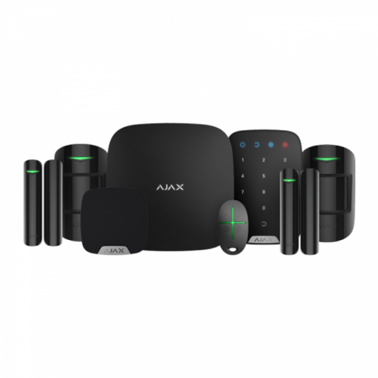 Sistema de alarme sem fios AJAX Deluxe Set Preto