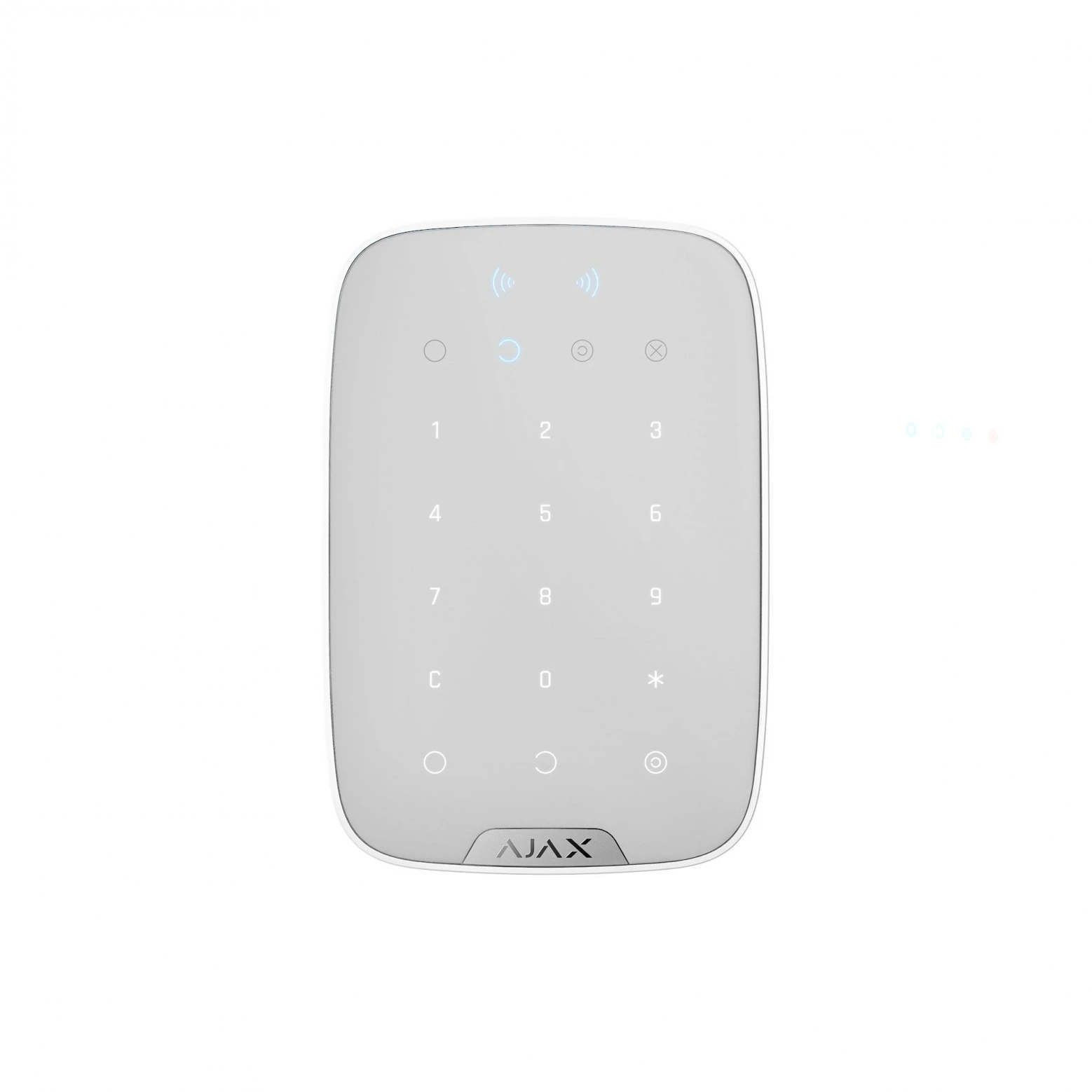 Teclado sem fios AJAX Plus com função Tag Branco
