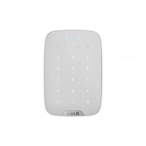 Teclado sem fios AJAX Plus com função Tag Branco