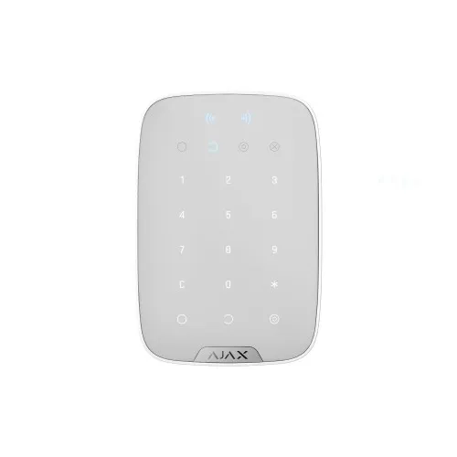 Teclado sem fios AJAX Plus com função Tag Branco