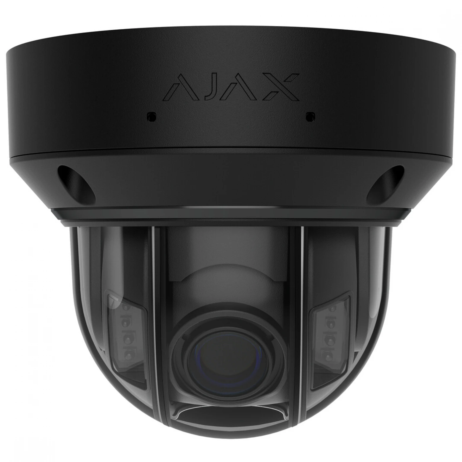 Ajax Systems - Dome - Varifocal 2.8-12mm - 5 Megapixels - Câmara IP - Iluminação híbrida - Preto