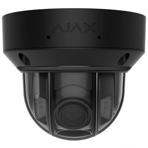 Ajax Systems - Dome - Varifocal 2.8-12mm - 5 Megapixels - Câmara IP - Iluminação híbrida - Preto