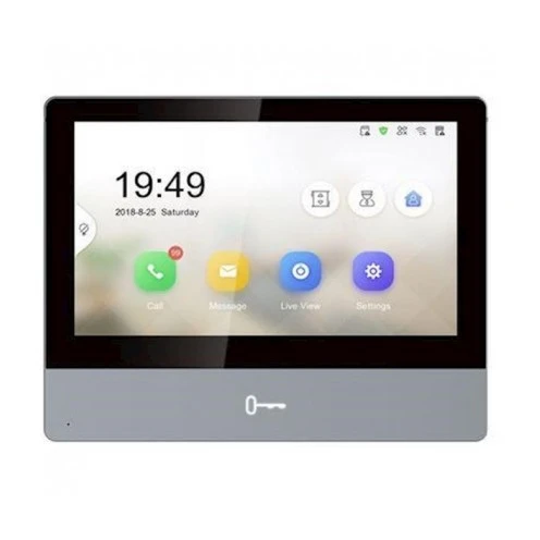Hikvision DS-KH8350-WTE1 monitor de intercomunicação de 7 polegadas unidade interna