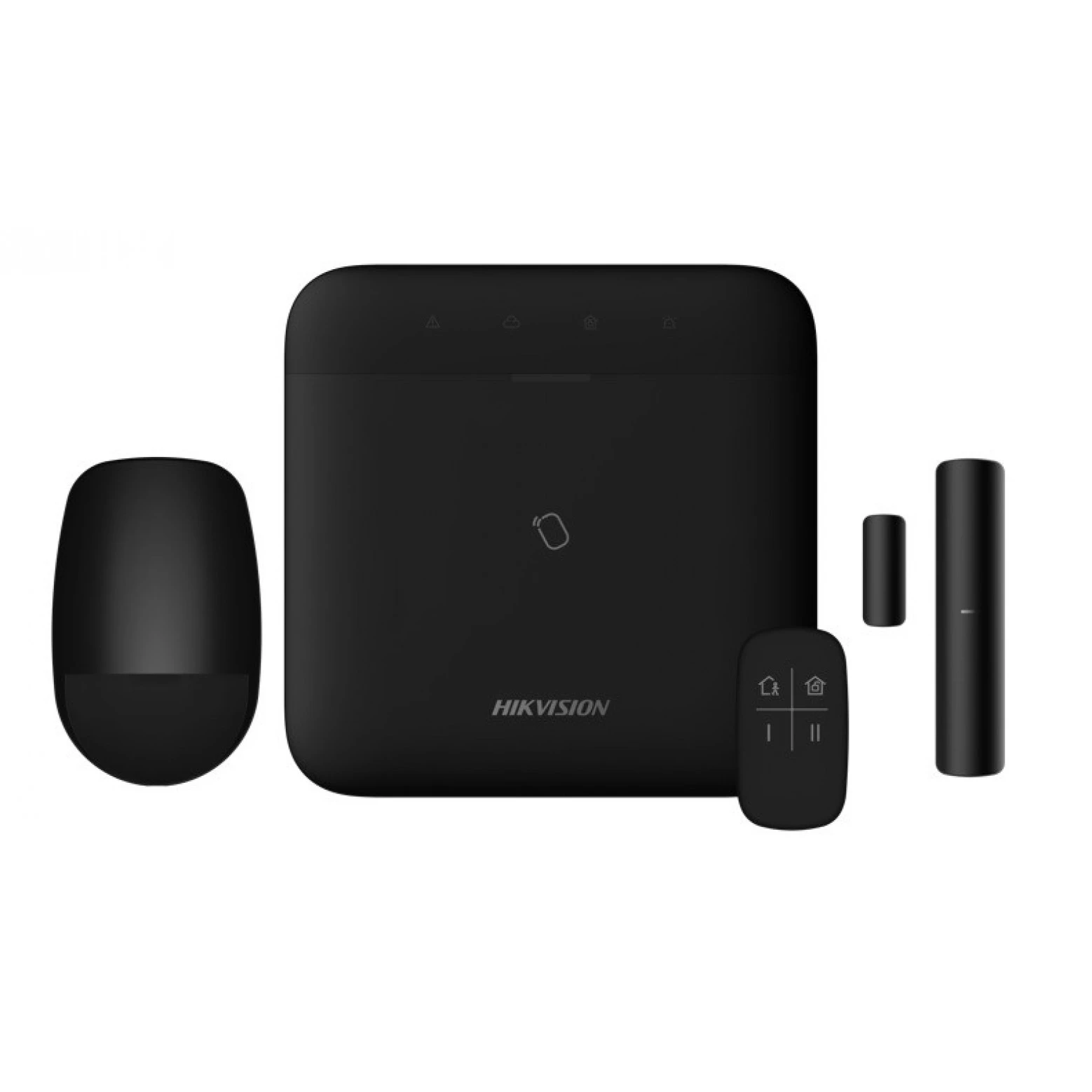 Hikvision DS-PWA96-KIT-WE, Kit de iniciação AxPro com 4G, LAN Preto