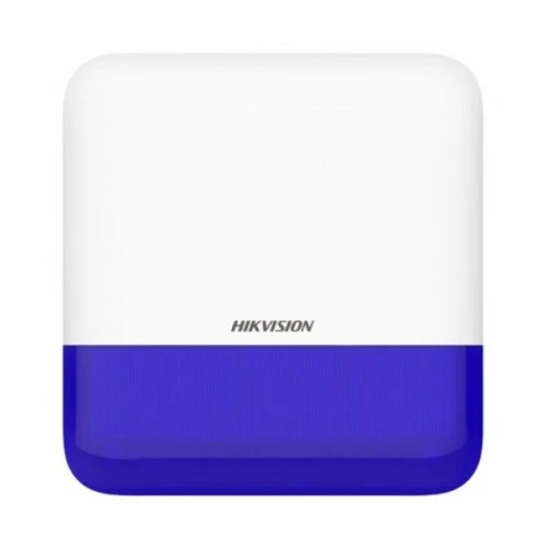 Sirene exterior sem fios Hikvision DS-PS1-E-WE com flash azul