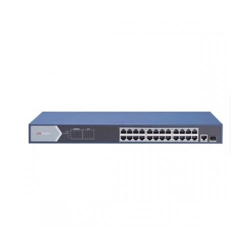 Hikvision DS-3E0526P-E, 24 Portos POE, Gigabit Unmanaged