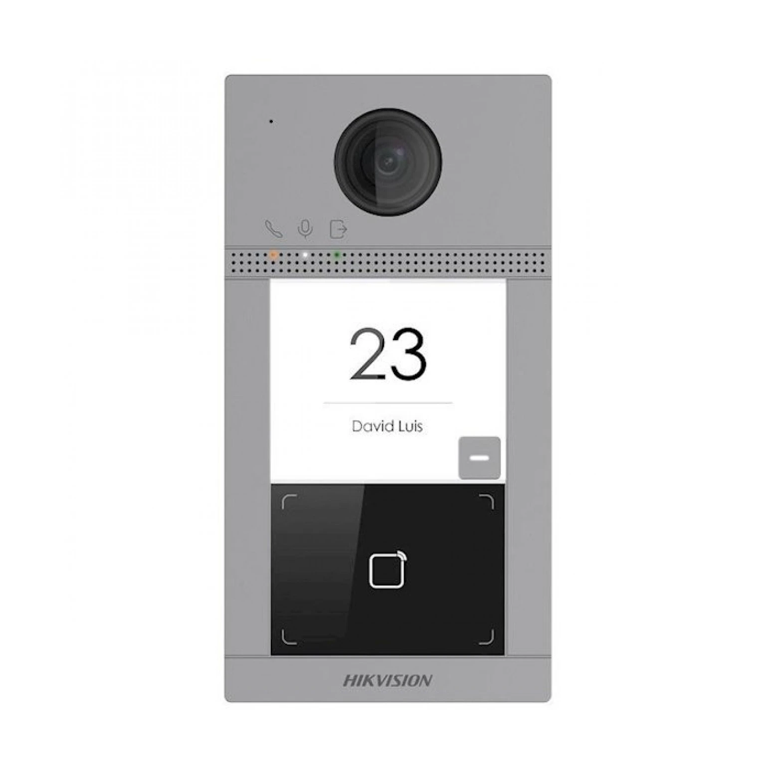 Hikvision DS-KV8113-WME1, 1 botão de pressão da campainha, intercomunicador de iluminação infravermelha
