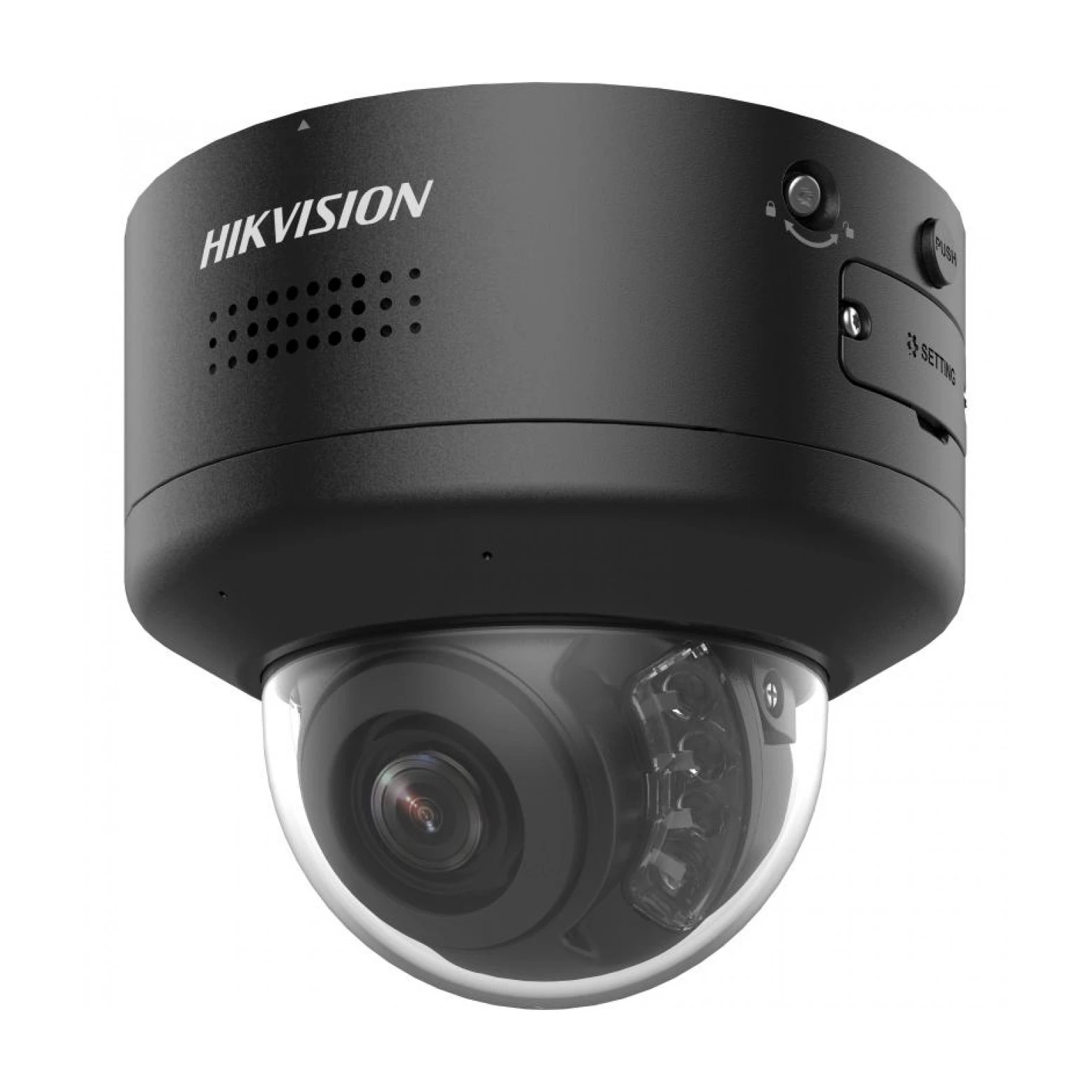 Hikvision DS-2CD2747G2H-LIPTRZS2U/SL - Colorvu Hybrid - Cúpula varifocal PTRZ motorizada - 4MP - IP - Preto