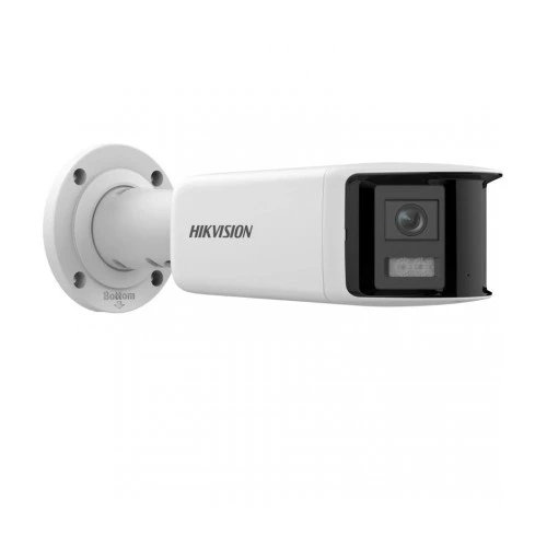 Hikvision DS-2CD2T47G2P-LSU/SL - AcuSense - ColorVu - Panorâmica - Bullet - 4MP - Wit