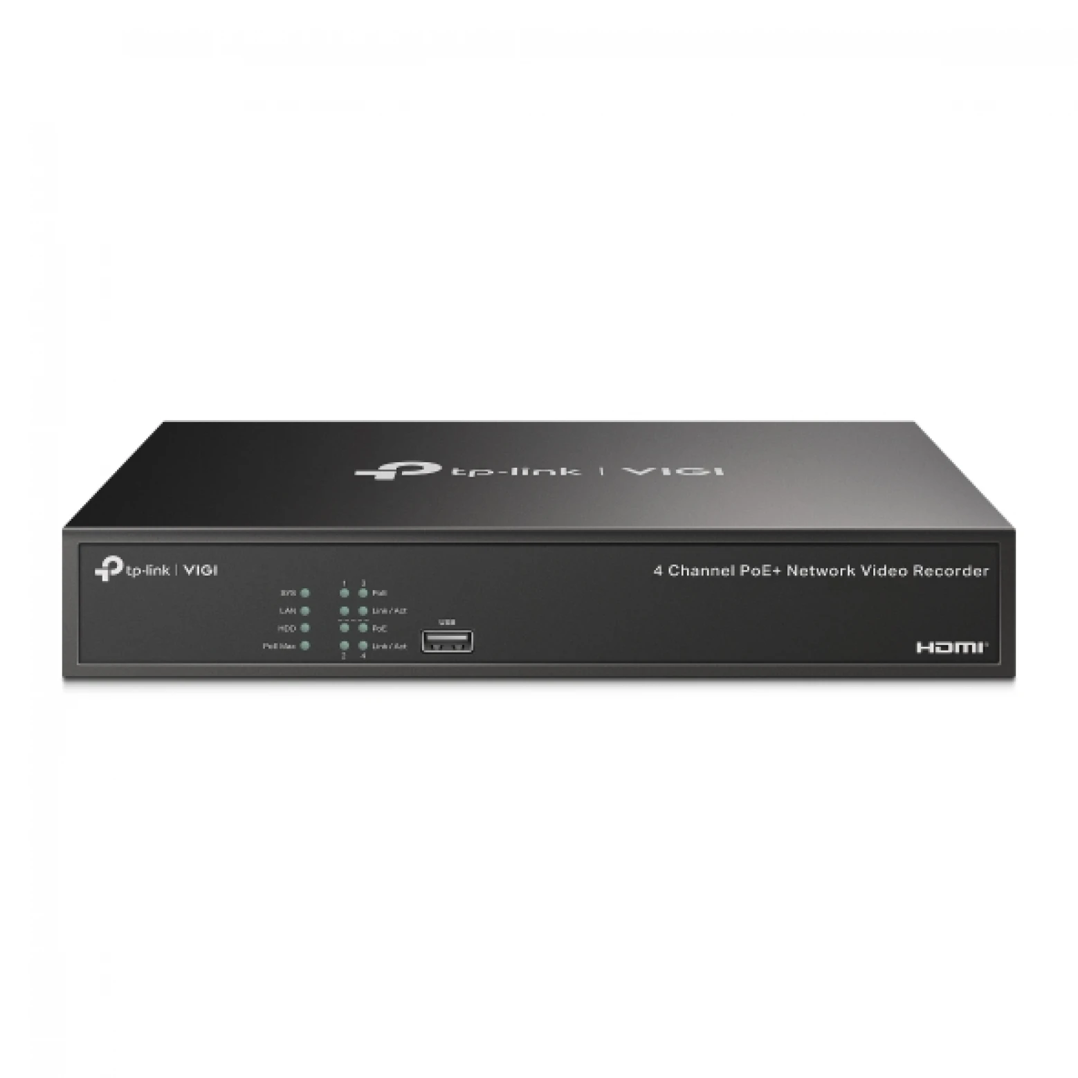 TP-Link by VIGI - NVR1004H-4P - 4 canais - PoE - IP - NVR 