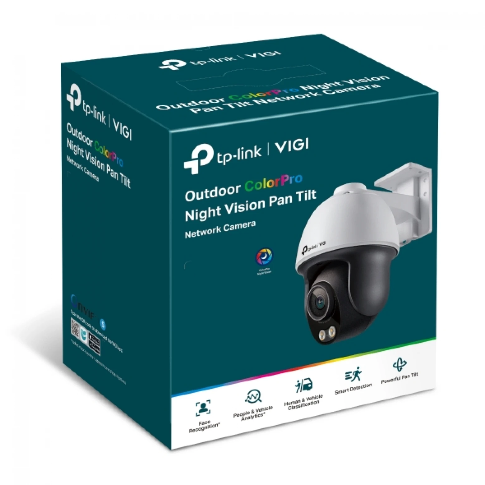 VIGI By TP-link - C540SI - 4 MP - ColorPro - Câmara com rotação e inclinação - Branca