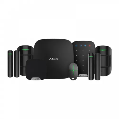 Sistema de alarme sem fios AJAX Deluxe Set Preto