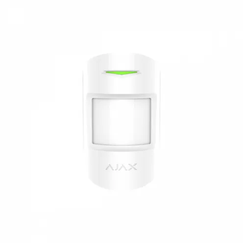 Detetor de movimentos AJAX CombiProtect com detetor de quebra de vidros Sem fios Branco