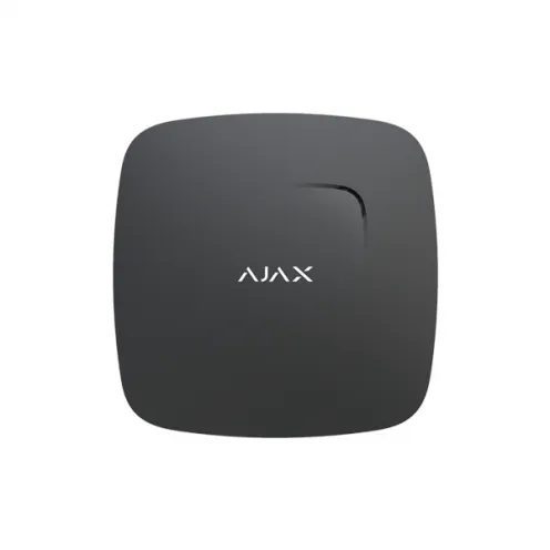 Detetor de fumo ótico sem fios AJAX Preto