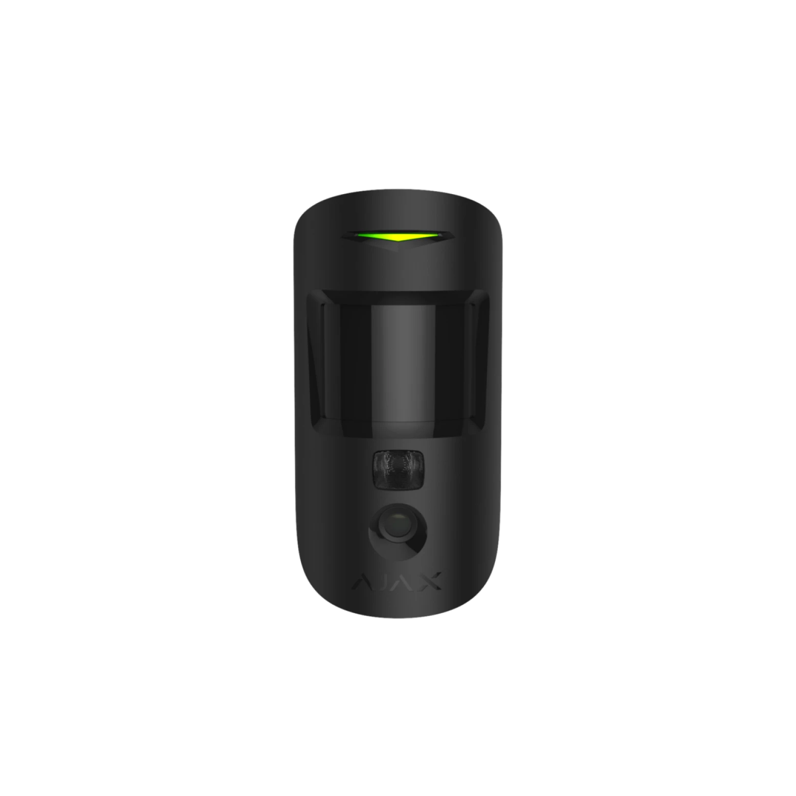 Detetor de movimentos AJAX MotionCam + Câmara fotográfica PhOD sem fios Preto