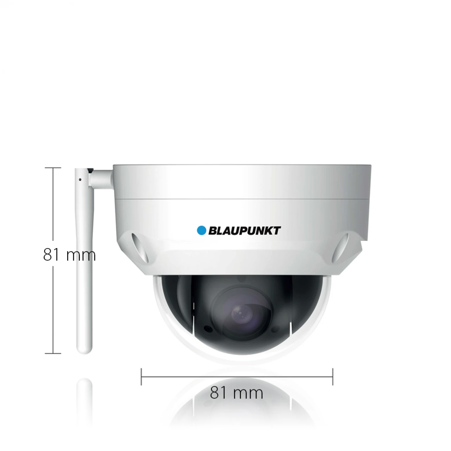 Câmara Blaupunkt VIO-DP20 2 Megapixel WLAN FullHD PTZ Dome