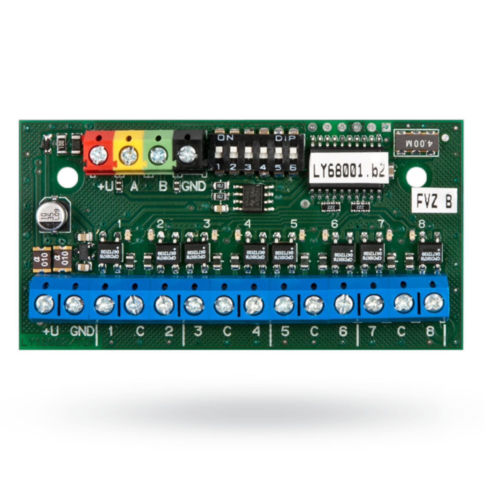 Jablotron JA-118N Módulo de Saída com Fio de 8 Canais BUS