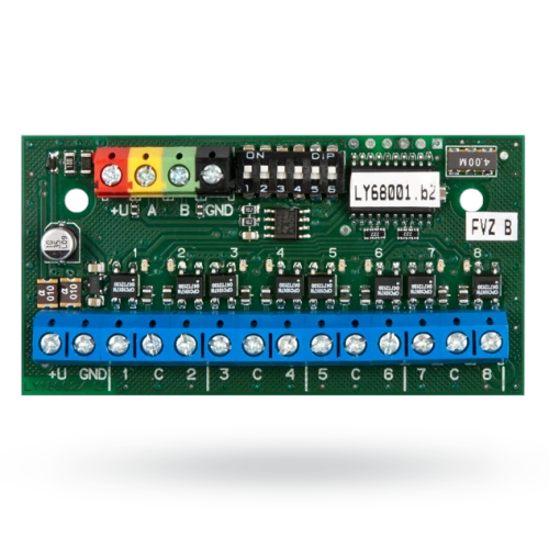 Jablotron JA-118N Módulo de Saída com Fio de 8 Canais BUS