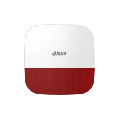 Dahua DHI-ARA13-W2(868) Sirene exterior sem fios AirShield com flash vermelho