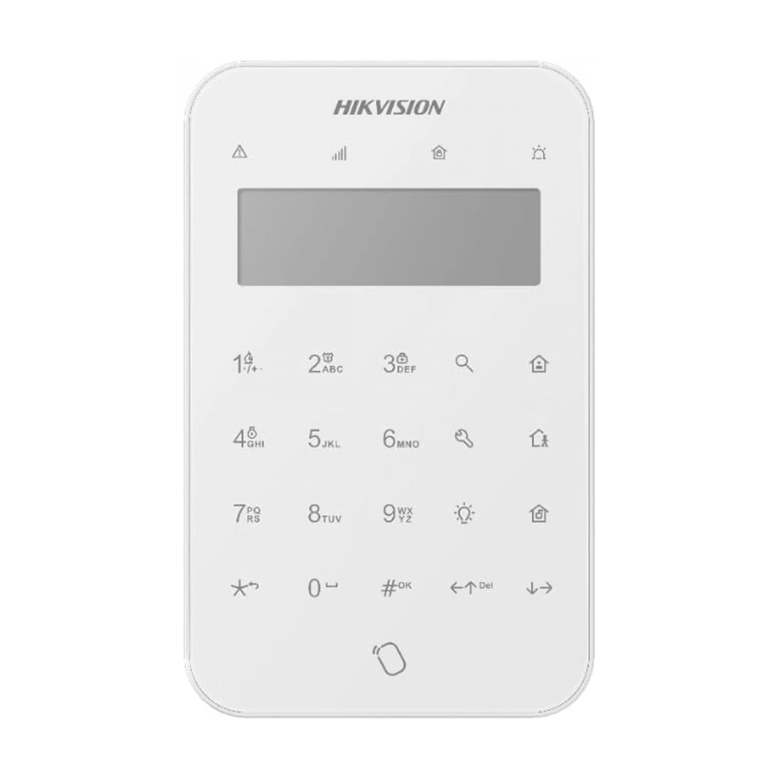 Hikvision DS-PK1-LT-WE Teclado LCD sem fios com função de etiqueta Branco