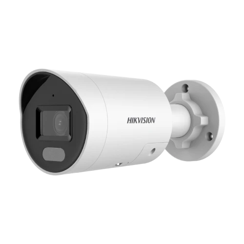Hikvision DS-2CD2047G2-LU/SL(C), 4 Megapixel, ColorVu, Mini-bala, 40m LED, Microfoon, Altifalante e Luz estroboscópica