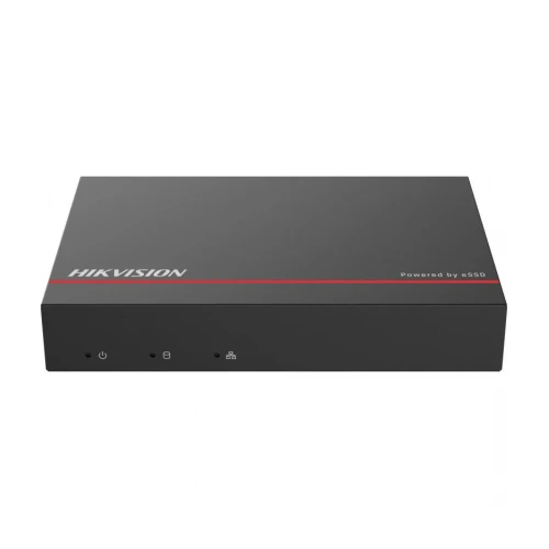 Hikvision DS-E08NI-Q1/8P - Gravador eSSD - 8 canais - 2TB incorporado - 8 x PoE 